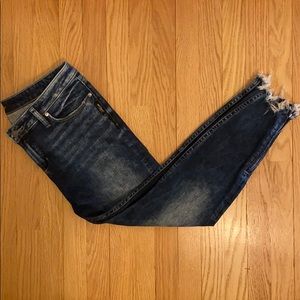 Silver Jeans Zip Ankle Skinny